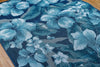 Trans Ocean Riviera Tropical Flower Navy Area Rug Mirror by Liora Manne 