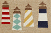 Trans Ocean Frontporch Lighthouses Natural Area Rug Main