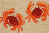Trans Ocean Frontporch Crabs Natural Area Rug by Liora Manne 2' 0'' X 3' 0''