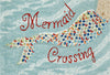 Trans Ocean Frontporch Mermaid Crossing Blue Area Rug by Liora Manne 2' 0'' X 3' 0''