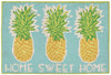 Trans Ocean Frontporch Home Sweet Blue Area Rug 2' 0'' X 3' 0''