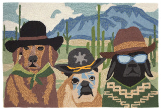 Trans Ocean Frontporch Ranch Patrol Green Area Rug by Liora Manne