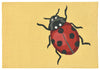 Trans Ocean Frontporch Ladybug Yellow Area Rug main image
