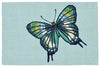 Trans Ocean Frontporch Butterfly Blue Area Rug 2' 0'' X 3' 0''