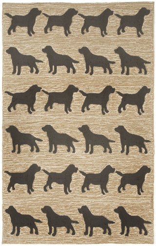 Trans Ocean Frontporch Doggies Natural Area Rug Main