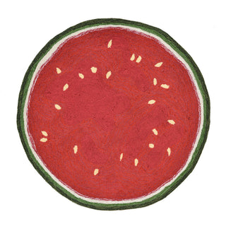 Trans Ocean Frontporch Watermelon Slice Red Area Rug main image