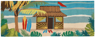 Trans Ocean Frontporch Tiki Hut Multi Area Rug by Liora Manne main image