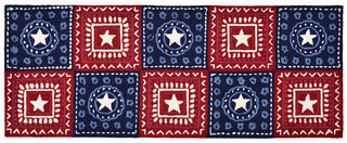 Trans Ocean Frontporch Bandana Red Area Rug main image