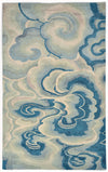 Trans Ocean Fuji Cloud Blue Area Rug 5' 0'' X 8' 0''