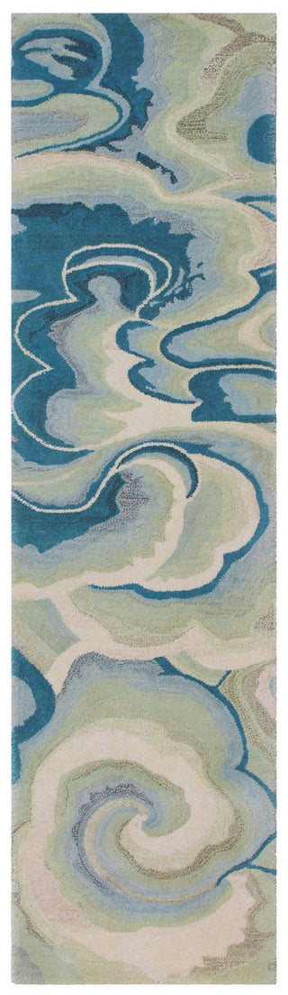 Trans Ocean Fuji Cloud Blue Area Rug Main