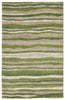 Trans Ocean Gobi Waves Green Area Rug main image