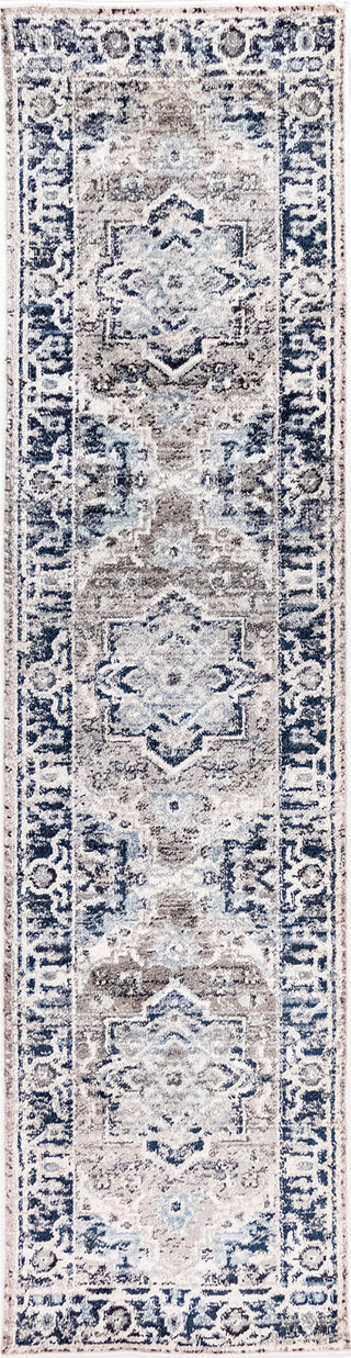 Trans Ocean Hampton Heriz Grey Area Rug Mirror by Liora Manne Main Image