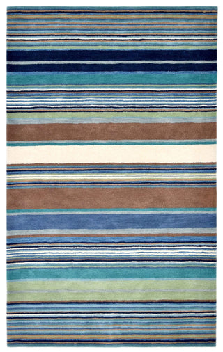 Trans Ocean Inca Stripes Blue Area Rug main image