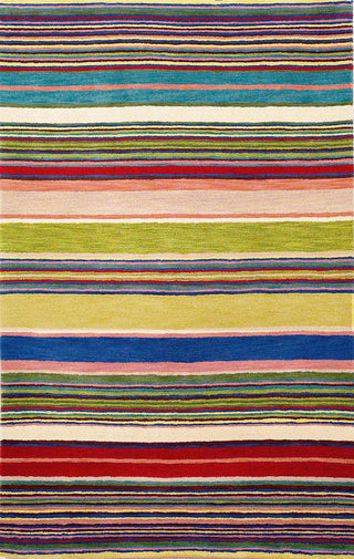 Trans Ocean Inca Stripes Red Area Rug main image