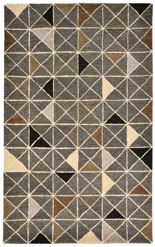 Trans Ocean Inca Triangle Grey Area Rug main image