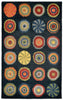 Trans Ocean Inca Pop Circles Blue Area Rug by Liora Manne main image