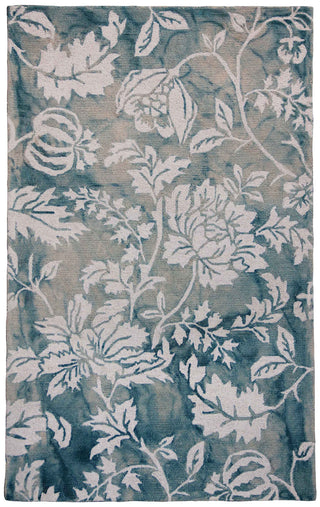 Trans Ocean Jadu Floral Aqua Area Rug by Liora Manne main image