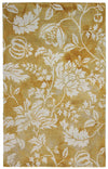 Trans Ocean Jadu Floral Gold Area Rug 5' 0'' X 8' 0''