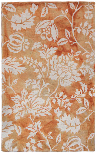 Trans Ocean Jadu Floral Rust Area Rug main image