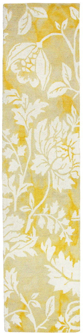 Trans Ocean Jadu Floral Gold Area Rug Main