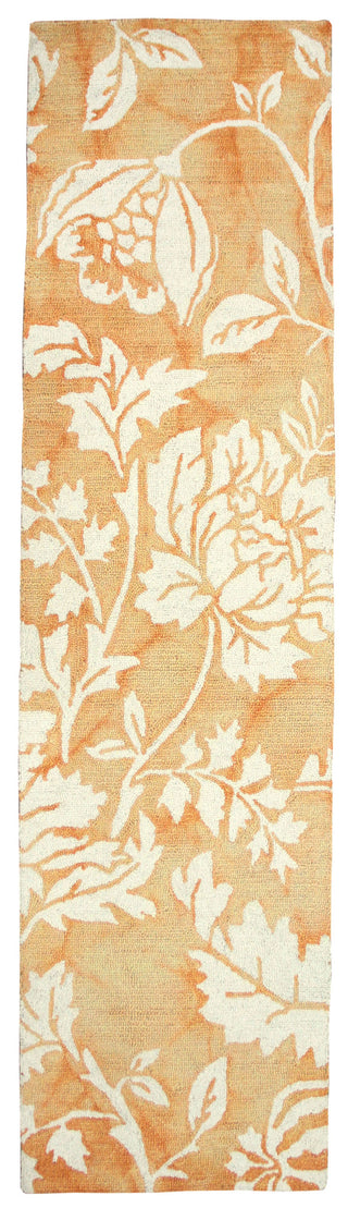 Trans Ocean Jadu Floral Rust Area Rug Main