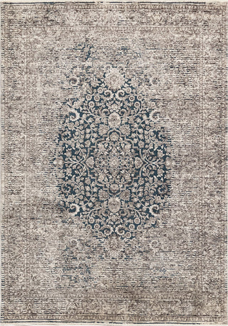 Trans Ocean Jasmine Medallion Blue Area Rug Mirror by Liora Manne main image