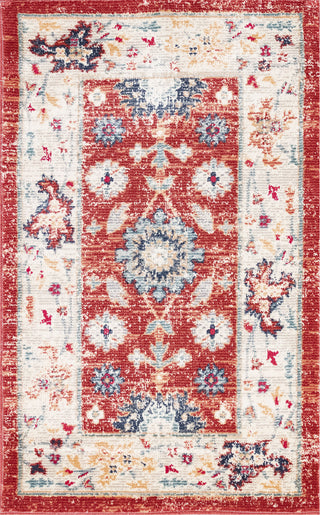 Trans Ocean Legacy Persian Border Saffron Area Rug Mirror by Liora Manne Main Image