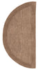 Trans Ocean Madrid Border Brown Area Rug 2'0'' X 4'0'' Half Moon