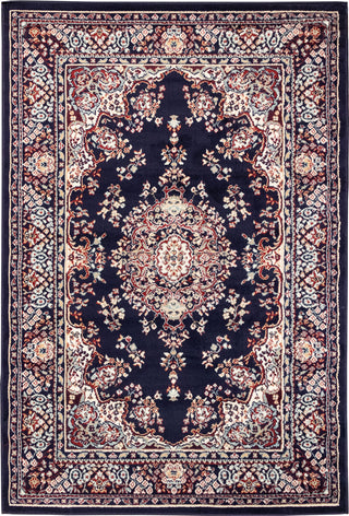 Trans Ocean Meteor Kermin Navy Area Rug Mirror by Liora Manne main image