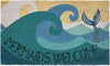 Trans Ocean Natura Mermaids Welcome Mirror by Liora Manne main image