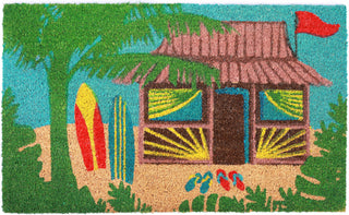 Trans Ocean Natura Tiki Hut Multi Mirror by Liora Manne main image