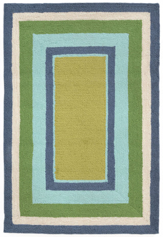 Trans Ocean Newport Multi Bdr Sage Area Rug Main