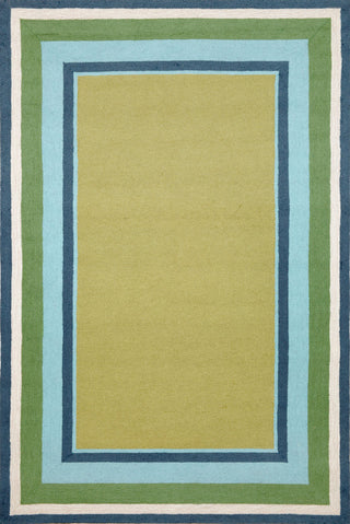 Trans Ocean Newport Multi Bdr Sage Area Rug main image