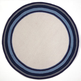 Trans Ocean Newport Multi Border Blue Area Rug by Liora Manne