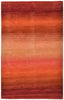 Trans Ocean Ombre Stripes Red Area Rug by Liora Manne main image