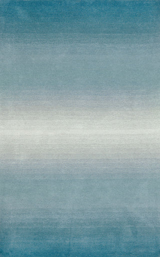 Trans Ocean Ombre Horizon Aqua Area Rug by Liora Manne main image