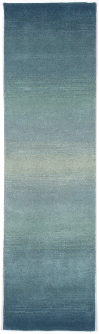 Trans Ocean Ombre Horizon Aqua Area Rug by Liora Manne 2'3'' X 8'0'' Runner