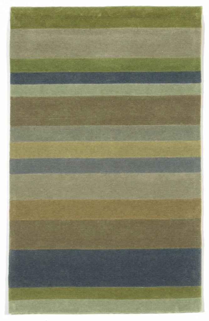 Trans Ocean Oslo Stripes Blue Area Rug 5' 0'' X 7' 6''