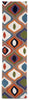 Trans Ocean Oslo Ogee Multi Area Rug 2'0'' X 8'0'' Runner