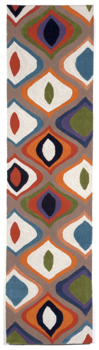 Trans Ocean Oslo Ogee Multi Area Rug 2'0'' X 8'0'' Runner