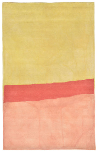 Trans Ocean Piazza Zen Orange Area Rug 5' 0'' X 8' 0''