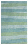 Trans Ocean Piazza Stripes Blue Area Rug by Liora Manne main image