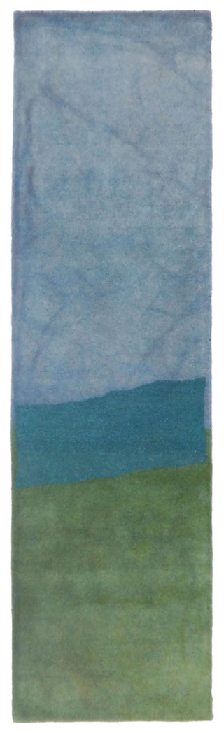 Trans Ocean Piazza Zen Green Area Rug by Liora Manne 2'3'' X 8'0'' Runner