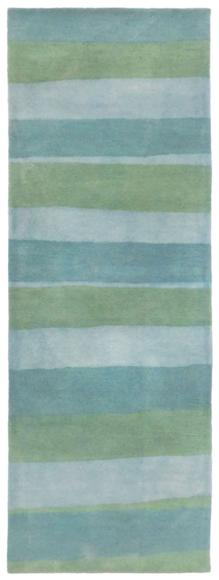 Trans Ocean Piazza Stripes Blue Area Rug Main