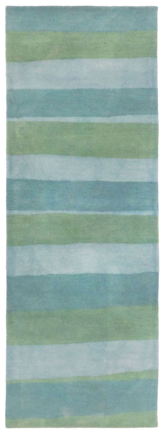 Trans Ocean Piazza Stripes Blue Area Rug by Liora Manne