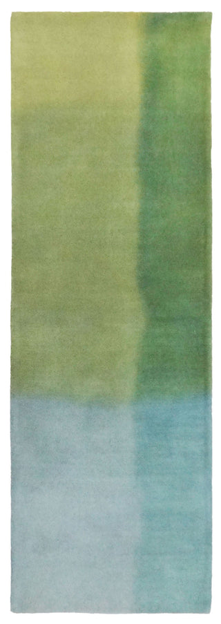 Trans Ocean Piazza Watercolors Blue Area Rug by Liora Manne 2'3'' X 8'0'' Runner