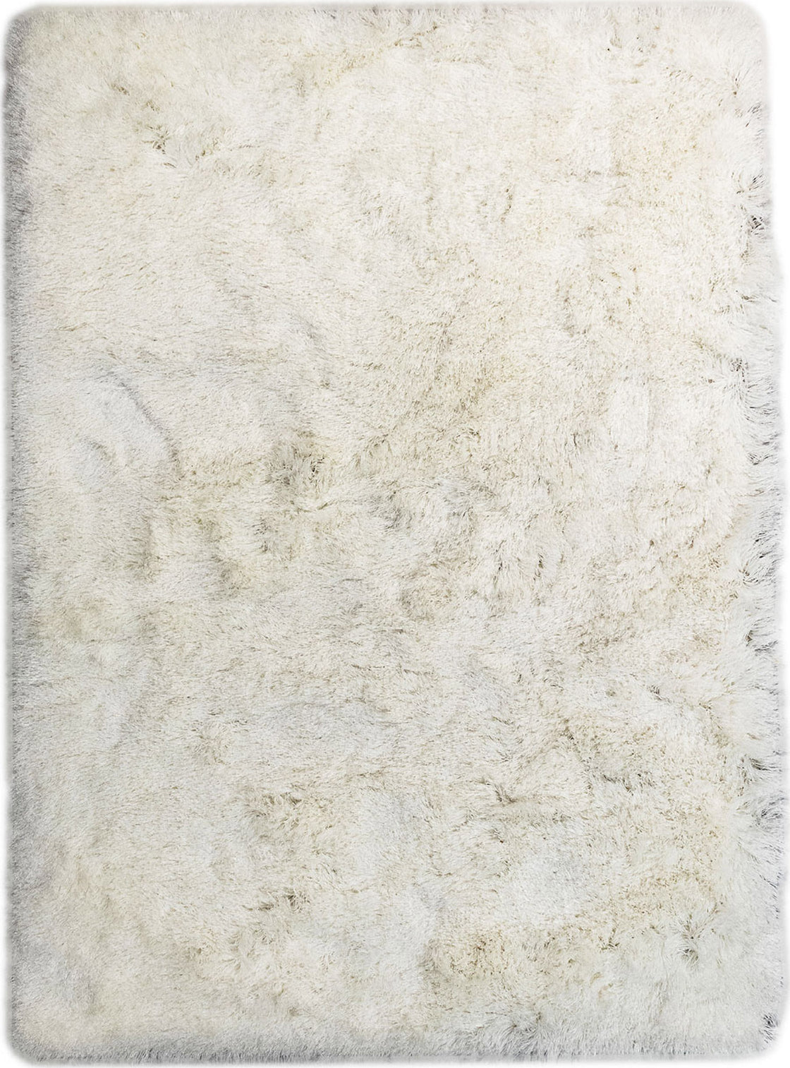 Trans Ocean Paradise Solid White Area Rug Mirror by Liora Manne main image