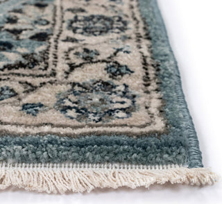 Trans Ocean Calais Oushak Aqua Area Rug Mirror by Liora Manne 