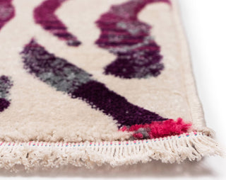 Trans Ocean Calais Galaxy Fuchsia Area Rug Mirror by Liora Manne 