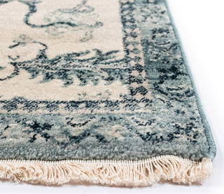 Trans Ocean Calais Brocade Ivory Area Rug Mirror by Liora Manne 